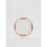 Reserved porcelanasti krožnik - burgundy Cene