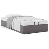 vidaXL Otomanski posteljni okvir brez vzmetnice siv 80x200 cm, (21607531) | Shoptok.si