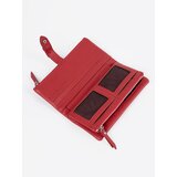 Shelvt Red women's wallet with compartments | shoptok.hr