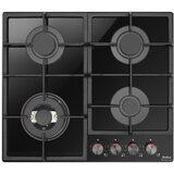 Amica plinska kuh. plošča PGCD6101ApFB [4x plin, WOK, steklo, 60cm, črna] | Shoptok.si