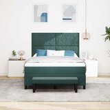  s opruga kutije Tamnozelena 200 x 140 cm Baršun | shoptok.hr