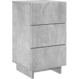  Noćni ormar Betonska siva 33,5 x 34,5 x 60 cm Konstruirano drvo | shoptok.hr