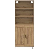  Highboard 2 kom. Umjetnički hrast 69,5 x 32,5 x 180 cm | shoptok.hr