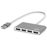 Port Designs Razdelilnik USB-A 2.0 na 4 vrata USB-A 2.0 480 Mbit/s, Siva, (22119441) Cene