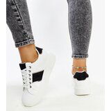 Gemre White and black sneakers with a thicker sole Finestra | shoptok.hr