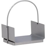 Venture Home Godoma košara za vatru 30 × 49 × 42 cm, srebrna | shoptok.hr