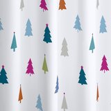 Catherine Lansfield Zavesa za tuš 180x180 cm Christmas Tree – | Shoptok.si