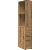 Maison Chic Ozka kopalniška kredenca - Kopalniška omarica - Kopalniški kabinet s kolesi artisian hrast inženirski les, (21795053) Cene