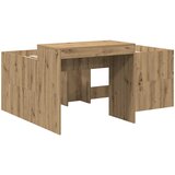  Krevet za djecu s visokim okvirom i stolom Hrast artisan | shoptok.hr