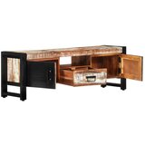 TV ormarić 120 x 30 x 40 cm od masivnog obnovljenog drva | Eponuda.com