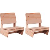  Vrtne stolice 2 kom 60x64x70,5 cm od masivnog drva duglazije | shoptok.hr