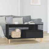 vidaXL Stolić za kavu crni 90 x 49 x 45 cm od konstruiranog drva Cijene