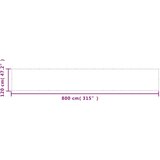  Balkonsko platno krem 120x800 cm 100 % poliestrski oxford | Shoptok.si