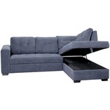 XORA sedežna garnitura, mikrovlakna temno modra | Shoptok.si