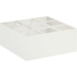  Vrtna saksija Bijela 100 x 100 x 50 cm Čelična vrata | shoptok.hr