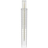  Stup za ogradu 2 pcs Srebrno 20 x 20 x 190 cm Metal | shoptok.hr