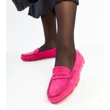 Gemre Dark Pink Suede Loafers Nafisah | Shoptok.si