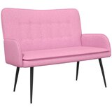 SOFA za dvije osobe Ružičasta 115 x 61 x 87 cm tkanina | shoptok.hr