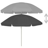  Suncobran za plažu antracit 240 cm | shoptok.hr
