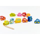 Classic World drvene kocke za provlačenje vezice Promet, 13 dijelova | shoptok.hr