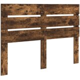  Krevetna konstrukcija s uzglavljem Dimljeni hrast 150 x 200 cm | shoptok.hr
