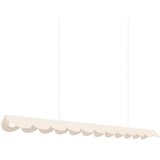 Thoro Bež aluminijasta LED viseča svetilka BISCUIT – | Shoptok.si