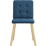  Jedilni stoli 4 kosi modro blago, (21822344) | Shoptok.si