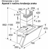 Bosch Stenska napa DWK81AN60 | Shoptok.si