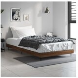 vidaXL Posteljni okvir rjav hrast 100x200 cm inzenirski les Cene