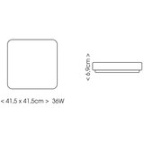 Brilagi LED stropno svetlo za kupatilo ZENNA LED/36W/230V IP44 crna + sa daljinskim upravljačem Slike