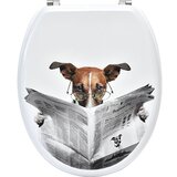 Tendance wc daska sa inox šarkama 375X46CM mdf karamel Cene
