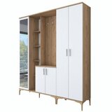 Woody Fashion EA131 - 2801 walnutwhite hall stand | ePonuda.com