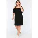 Trendyol Curve Black Cutout Detailed Knitted Dress Cene