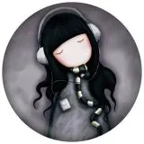 magnet 5,8x0,5cm okrugli the song 294GJ10