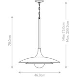 Elstead Lighting VISEČA NIHALNA LED-SVETILKA Eurofase 15 W 750 lm 3000 K 220-240 V | Shoptok.si
