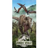 Jerry Fabrics Bombažna otroška brisača 70x140 cm Jurassic Park – Cene
