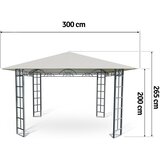  Vrtni paviljon Bež 3x3m 4934 | shoptok.hr