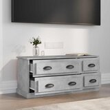 TV ormarić boja betona 100x35,5x45 cm konstruirano drvo | shoptok.hr