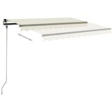  Prostostoječa avtomatska tenda 400x300 cm krem, (20729005) | Shoptok.si
