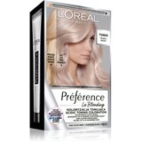 L´Oréal Paris Préférence Le Blonding Toner boja za kosu s kiselinama za neutralizaciju bakrenih podtonova nijansa Pearly Boost 1 kom | shoptok.hr