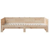  Raztegljiva dnevna postelja Naravna 180 x 200 cm, (5000102005) | Shoptok.si