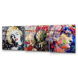 WALLXPERT dekorativna slika od kaljenog stakla apst (uv 857) 50 x 50cm, 3 dela | ePonuda.com