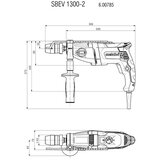 Metabo Udarni vrtalnik SBEV 1300-2 (600785500) | Shoptok.si
