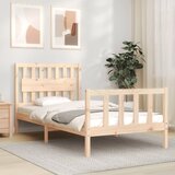 Maison Chic Posteljni okvir - Enojna postelja - Postelja za odrasle brez vzmetnice 100x200 cm trdna borovina-J6492, (21765414) | Shoptok.si