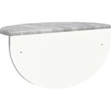 Polica na zidu Zidne 2 pcs Betonski sivi 38 x 19 x 19 cm | shoptok.hr