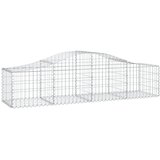  Lučne gabionske košare 4 kom 200x50x40/60 cm pocinčano željezo | shoptok.hr