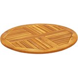 Stolna ploča Ø80x2,2 cm okrugla od masivnog bagremovog drva | shoptok.hr
