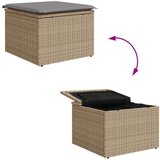 vidaXL Set od 6 vrtnih kauča s jastučićima Bež poli ratan | shoptok.hr