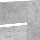  Uzglavlje s uzglavljem Betonski sivi 135 cm Konstruirano drvo | shoptok.hr