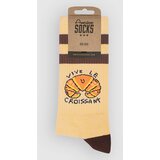 American Socks Vive Le Croissant - Mid High Nogavice beige | Shoptok.si